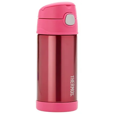 Thermos 355ml Funtainer Vacuum Insulated Drink Bottle Pink Stainless Steel • $27