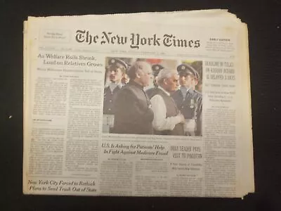 1999 Feb 21 New York Times Newspaper -deadline On Kosovo Talks Delayed - Np 7006 • $30