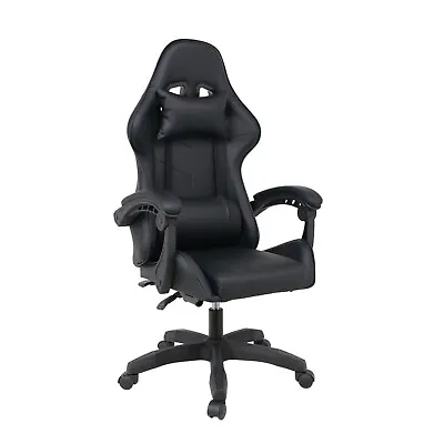 Gaming Desk Office Computer PC Swivel Desk Chair Seat Home Study Racing Recliner • £59.95