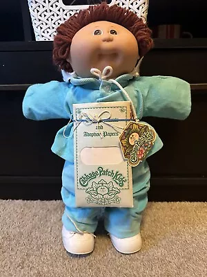 Cabbage Patch Dolls Vintage 1984 Boy With Certificate William Carter With Diaper • $12.50