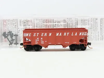 N Scale Micro-Trains MTL 05600110 WM Western Maryland 33' 2-Bay Hopper #10011 • $21.95