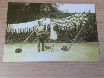 £0.75 • Buy Nostalgia Postcard- London August 1935 Tottenham Hotspur's Washing Day