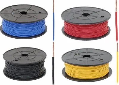 £65.97 • Buy 0.75mm 1.0mm 1.5mm 12V Single Core Thinwall Automotive Auto Marine Cable Wire