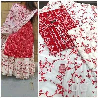 £18.19 • Buy Designer Sharara Pakistani / Indian SALWAR KAMEEZ /SUIT, Ready To Wear, S, 3Pcs