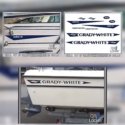 $58.88 • Buy Grady White-Sailfish 25 Hull Replacement Decals Set