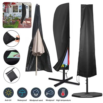 £9.09 • Buy Garden Parasol Cover Patio Umbrella Heavy Duty Waterproof Furniture Protector UK