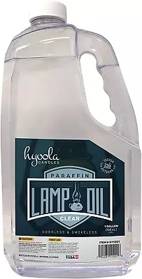 Hyoola Liquid Paraffin Lamp Oil Clear Smokeless Odorless Ultra Clean 1 Gallon • $38.77