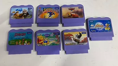 $14.99 • Buy Lot Of 7 VTech V.Smile Learning System Video Games Cartridges Various Games