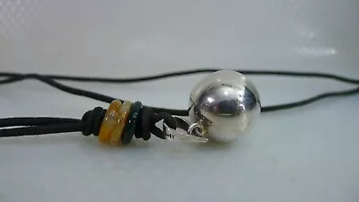 Vintage Mexico Harmony Charm Pendant Necklace Silver 925 Chime Mexican Bola Ball • £67.56