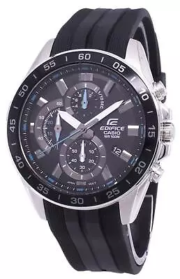 Casio Edifice Chronograph Stopwatch Retrograde EFV-550P-1AV 100M Mens Watch • $149.70