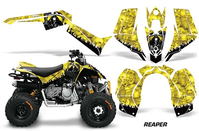 ATV Graphics Kit Quad Decal Sticker Wrap For Can-Am DS90 2007-2018 REAPER YELLOW • $129.95