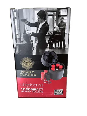 NICKY CLARKE Compact Heated Rollers NHS005 • £55