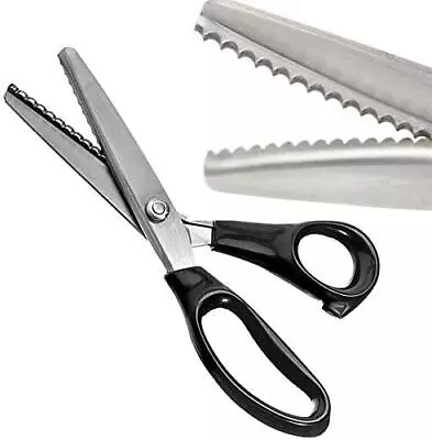 Serrated Scalloped Edge Pinking Shears Multifunction Stainless Steel Shears ... • $18.32