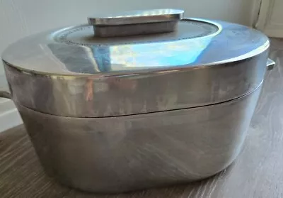 Magnalite Aluminum Roaster Pan & Lid GHC 5265 12” Country Collection USA VTg • $125