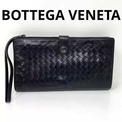 BOTTEGA VENETA Intrecciato Leather Business Clutch Bag Men's B02320980R #03311 • $252.96