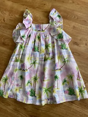 Mayoral Girl’s Dress 7Y Island Palm Tree  • $17.95