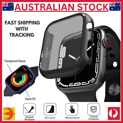 $5.99 • Buy For Apple Watch 8 SE 7 6 5 4 3 2 1 38/40/44/41/45 Mm Screen Protector Cover Case