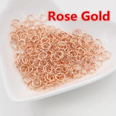 £1.45 • Buy 3-8mm Jump Rings Metal DIY Jewelry Findings Open Single Jewellery Split UK