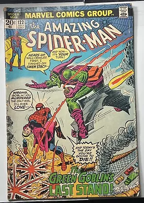 Amazing Spider-Man #122 MARVEL Comics July 1973 DEATH GREEN GOBLIN (Key Issue) • $46