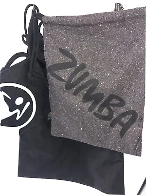 $22 • Buy Zumba Fitness Stay Fab Drawstring Bags 3 PK