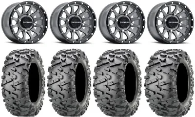 Raceline Trophy 14  Grey Wheels 26  BigHorn 2.0 Tires Sportsman RZR Ranger • $1322.66