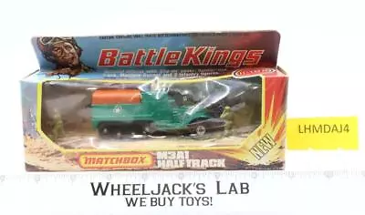 Battle Kings K-108 M3A1 Half Track NEW Matchbox 1974 W/Box England Vintage • $148.71
