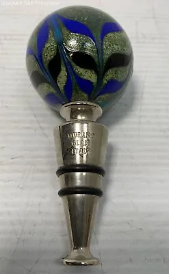 Murano Glass Wine Bottle Stopper Barware Decorative Made In Italy With Box • $14.99