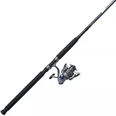 Quantum Blue Runner Spinning Reel And Fishing Rod Combo 9-Foot 2-Piece Fiber... • $120.87