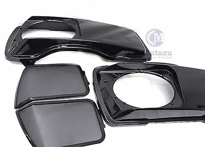 Mutazu Metal Grill CVO Style 6 X 9 Speaker Lids For Harley Touring Saddlebags • $139