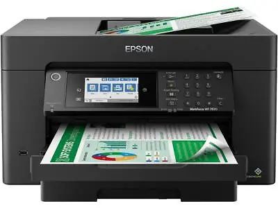 Epson WorkForce Pro WF-7820 Wireless All-in-One Wide-format Printer With Auto 2- • $303.59