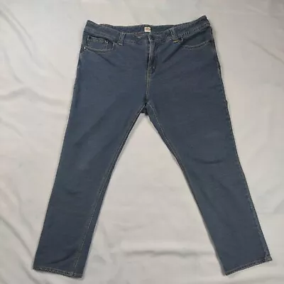 H2J Jeans Womens 22W Blue Tapered Jegging Pocket Denim  Pre-owned • $14.95