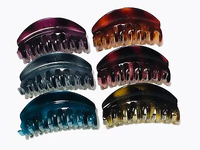 2 * Hair Clips For Women Strong Large Clip Claw Jaw Clamp Grip For Thick Hairs • £5.99