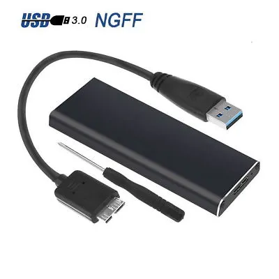 USB 3.0 To NGFF M.2 External SSD Drive Enclosure Case Caddy Adapter Converter Au • $16.99