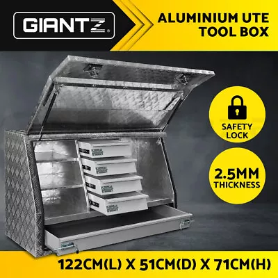 Giantz Aluminium Toolbox Ute Tool Box Drawers Storage Truck Canopy Trailer Locks • $793.95