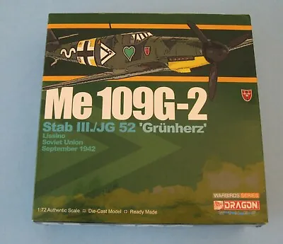 Dragon Wings 1:72 Me 109G-2  III./JG 52 Grunherz /Soviet Union Sept 1942  #50055 • $46