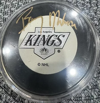 Signed Barry Melrose Los Angeles Kings Puck • $19.99