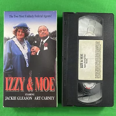 Izzy And Moe VHS 1985 TV Movie Jackie Gleason Art Carney Vaudeville Prohibition • $3