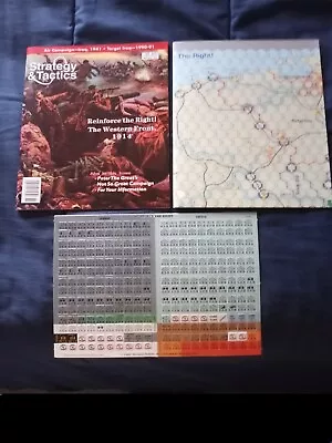 $19.99 • Buy Strategy & Tactics #180 Reinforce The Right: Western Front 1914 Unpunched NICE