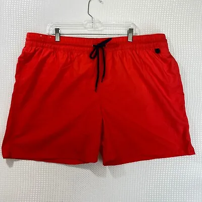 MERONA Mens Red Swim Trunks Shorts SIZE XXL • $8.99