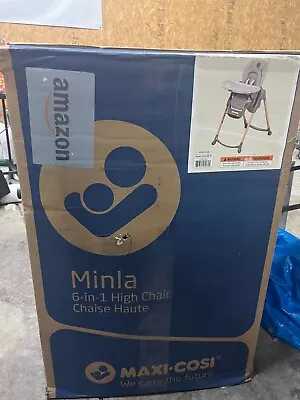 NEW OPEN BOX Maxi-Cosi Minla 6-in-1 Baby High Chair - Essential Graphite • $122.99