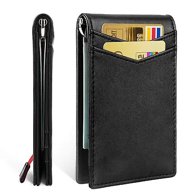 $14.24 • Buy New Brand Money Clip Wallet - Mens Wallets Slim Front Pocket RFID Blocking