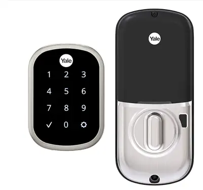 Yale Security Assure Lock Sl Satin Nickel Double-Cylinder Deadbolt With Lighted • $74.99