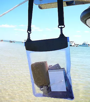 $13.40 • Buy WATERPROOF CASE Gear Dry Bag 25x32cm Jet Ski Boat Kayak Map Fishing Beach