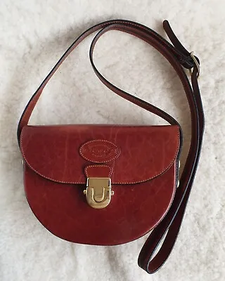 $150 • Buy Vintage Oroton Brown Leather Crossbody/shoulder Bag, Quality Hardbody - Good Use