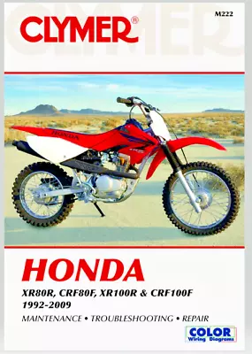 Honda Xr80crf80xr100crf100 Shop Service Mechanics Repair Manual Book  Cm222 • $49.95