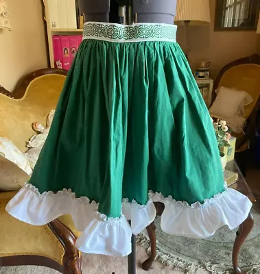 Renaissance St Patrick's Day Irish Dance Celtic Lolita Upcycle Skirt Costume • $24.99