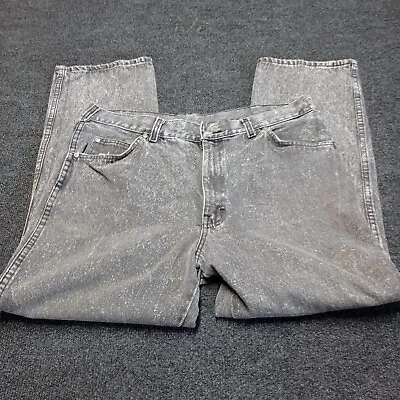 Vintage Branders Jeans Men 38x30 Gray Stone Wash 80s 90s Casual Denim Pants • $6.99