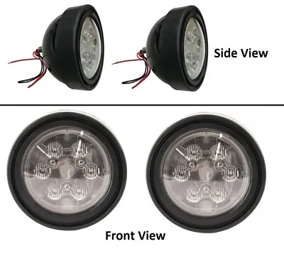 Pair LED Flat Top Fender Lights For Massey Ferguson 1800 1805 2640 2675 2705 • $125