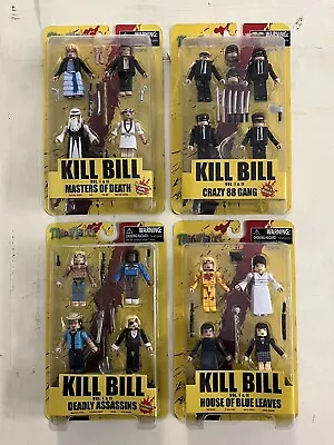 Kill Bill Minimates COMPLETE COLLECTION OF ALL 4 SETS. Sealed And Rare! • $59.99