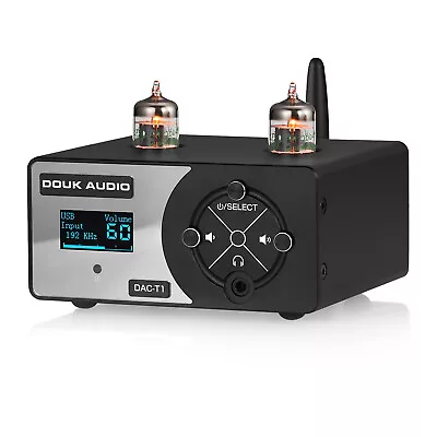 $129.99 • Buy Mini Vacuum Tube USB DAC Bluetooth 5.0 Receiver S/PDIF D/A Converter Amp 192KHz